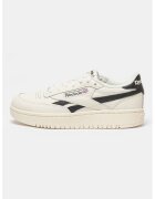 Reebok Pantofi sport din piele si piele ecologica Double Revenge - Negru/Alb murdar