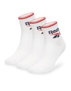 Reebok Sosete unisex - alb - set 3 perechi -