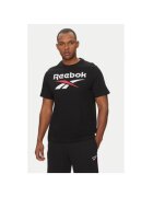 Reebok Tricou barbati 100216166 - Bumbac - Negru - Negru