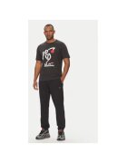 Reebok Tricou barbati 100218839 - Bumbac - Negru - Negru