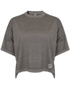 Reebok Tricou Cropped Dama CL RBK ND - Gri - 100% Bumbac - Gri