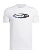 Reebok Tricou cu imprimeu logo Identity Brand - Alb optic