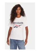 Reebok Tricou dama - Alb - Bumbac -