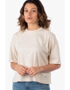 Reebok Tricou dama - CL RBK ND Cropped - bej - 100% bumbac - croiala lejera