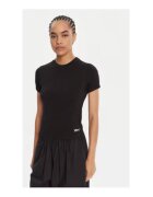 Reebok Tricou dama - negru - 95% bumbac - 5% elastan
