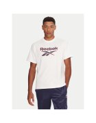 Reebok Tricou sport barbati alb - bumbac