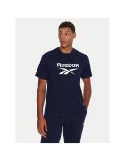 Reebok Tricou sport barbati bleumarin - bumbac