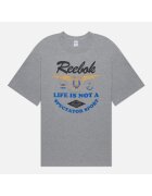 Reebok Tricou sport barbati HS7143 - Gri - Bumbac -