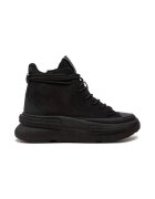 Refresh Botine dama - Piele ecologica - Negru - Negru