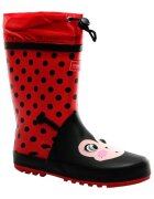 Regatta Cizme Wellington copii impermeabile - rosu - cauciuc - slip-on