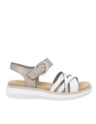 REMONTE Sandale casual - dama - D2K55-90 alb - piele ecologica
