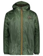 RG512 Jacheta barbati primavara - verde - poliester - cu gluga - captusita - Verde