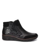 Rieker Botine dama - 20156995536 - Piele naturala - Negru