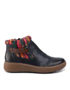Rieker Botine dama 201571774 - Piele ecologica - Bleumarin