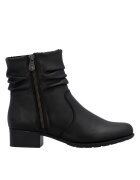 Rieker Ghete casual - dama - ANTISTRESS - 78656-00 negru - piele naturala - cu toc - Negru