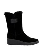 Rieker Ghete casual - dama - negru - piele intoarsa