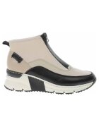 Rieker Ghete dama bej si negru - material sintetic - design modern - confortabil - Crem