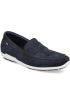 Rieker Mocasini barbati - Piele intoarsa 46184 - Albastru inchis