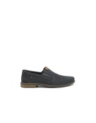 Rieker Pantofi casual bleumarin din piele naturala cu perforatii RIK13459-14 - Bleumarin