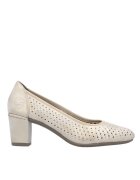 Rieker Pantofi casual - dama - 41057-60 - auriu - piele ecologica - Auriu