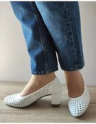 Rieker Pantofi Casual Perforati Dama 41057-80 Albi - Alb - Alb