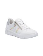 Rieker Pantofi dama N131380 - Piele naturala - Alb