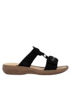 Rieker Papuci casual - dama - ANTISTRESS - V2839-00 negru - piele ecologica