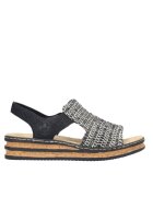 Rieker Sandale casual - dama - ANTISTRES - 62971-00 negru - textil - Negru