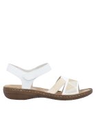 Rieker Sandale casual - dama - ANTISTRESS - 608C4-80 alb - piele ecologica