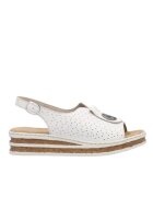 Rieker Sandale casual - dama - ANTISTRESS - 62902-80 alb - piele naturala - Alb