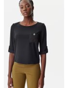 Rinascimento Bluza dama - 305318244 - Poliester - Negru - Negru