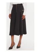Rinascimento Fusta Midi negru - din material usor