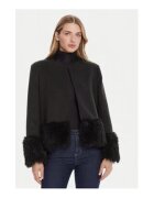Rinascimento Jacheta de tranzitie dama - neagra - poliester/viscoza
