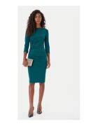 Rinascimento Rochie cocktail Dama - Verde - poliester - elastan