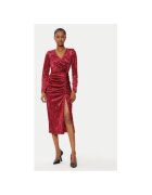 Rinascimento Rochie dama - 305118936 - Poliester - Rosu inchis
