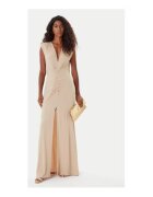 Rinascimento Rochie de cocktail - auriu - poliester 96% - elastan 4%