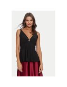 Rinascimento Tricou dama - 304725326 - Poliester - Negru - Negru
