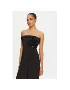 Rinascimento Tricou dama - 305015594 - Poliester - Negru - Negru