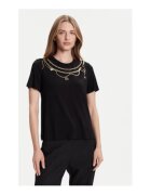 Rinascimento Tricou dama - negru - 96% viscoza - 4% elastan