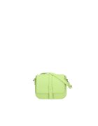 Roberta Rossi Geanta crossbody din piele cu clapa - Verde