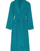 Roberto Cavalli Halat de baie - Cappuccio - Bumbac - Albastru - L/XL