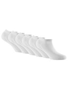 Rohner basic Rohner - Set de sosete pana la glezana - unisex - 6 perechi - Alb