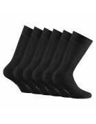 Rohner basic Set de sosete unisex lungi uni 14345 - 3 perechi - Negru
