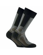 Rohner basic Set de sosete unisex pentru trekking - 2 perechi - Kaki