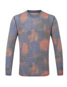 Ronhill Bluza alergare barbati Tech Golden Hour FW 2024 - Portocaliu/Albastru