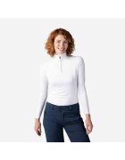 Rossignol Bluza sport Classique 1/2 ZIP - cu fermoar - pentru femei - culoare alb - Alb