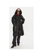 ROTATE Palton dama - 304473180 - Piele ecologica - Negru - Negru