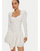 ROTATE Rochie dama - 304251825 - Poliester recliclat - Bej - Bej