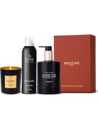 Routine Paris Set Cadou la Routine de Pouvoir - : Spuma de dus 200 ml + Lapte pentru maini si corp 300 ml + Lumanare clasica 165 g