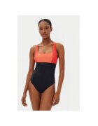 Roxy Costum de baie dama ERJX103711 - Poliamida/Elastan - Negru/Rosu - Rosu/Negru
